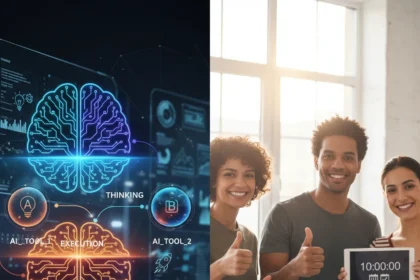 Ditch the single AI tool: split thinking and execution for 10 hours back — AI-generated illustration