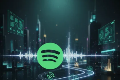 Spotify at 20: How the Platform Reshaped Music Streaming — AI-generated illustration