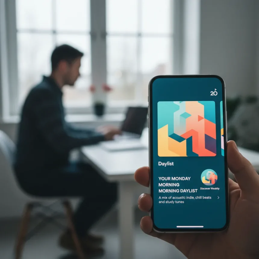 Spotify's Daylist beats Discover Weekly for music discovery — AI-generated illustration