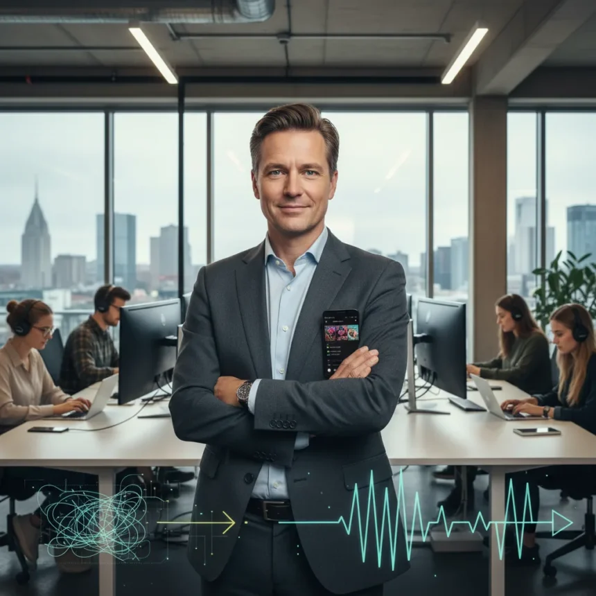 How Spotify convinced the world music was worth paying for — AI-generated illustration