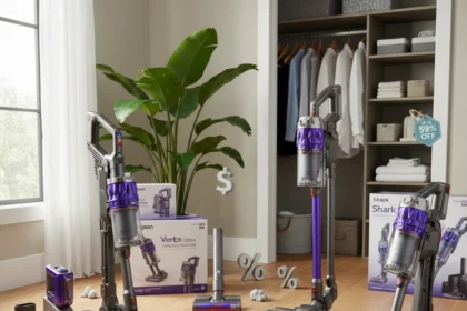 Spring cleaning deals on Shark and Dyson vacuums save you hundreds — AI-generated illustration