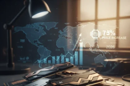 SSD and memory upgrade costs surge up to 75% higher in 2026 — AI-generated illustration