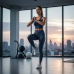 10-minute standing leg and core workout beats floor exercises — AI-generated illustration