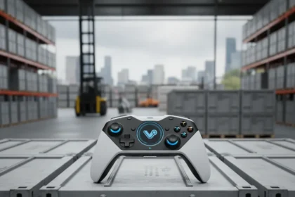 Steam Controller 2026 launch imminent as 44k units arrive in US — AI-generated illustration