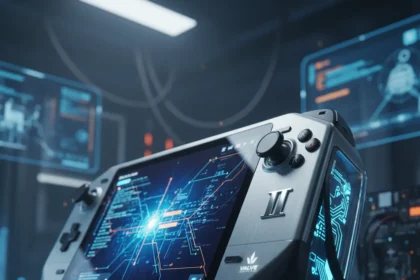 Steam Deck 2 confirmed but won't launch soon, Valve says — AI-generated illustration