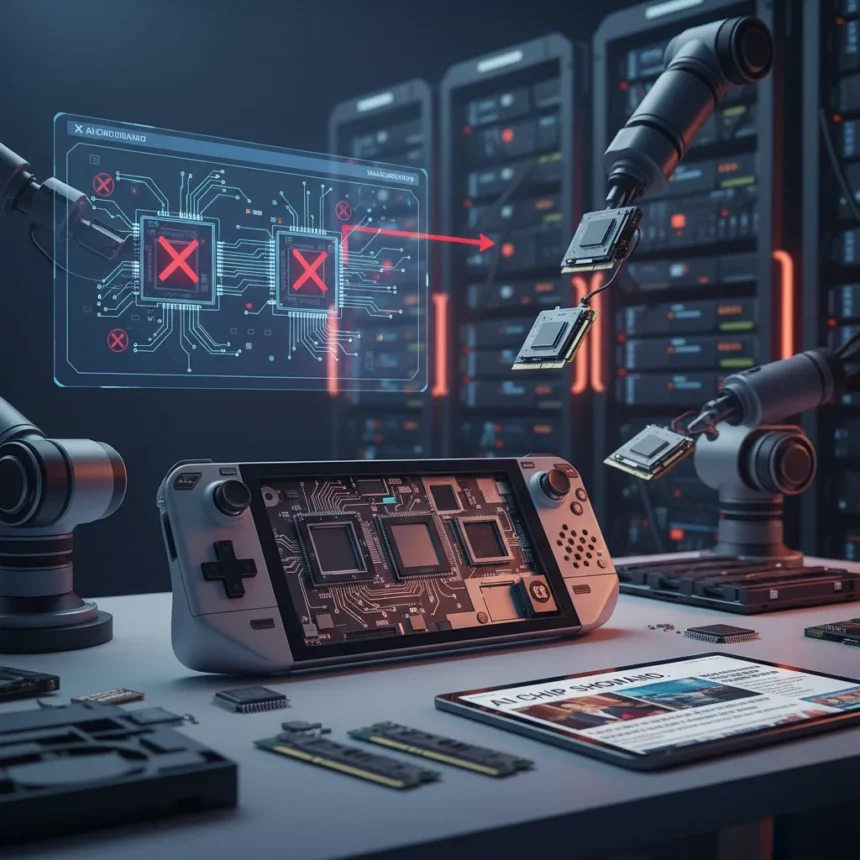 Steam Deck 2 Development Stalls as AI Hardware Shortage Derails Valve's Plans — AI-generated illustration