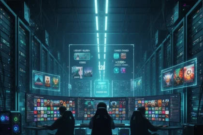 Steam game hoarding hits extreme: 120 users own 20,000+ games — AI-generated illustration