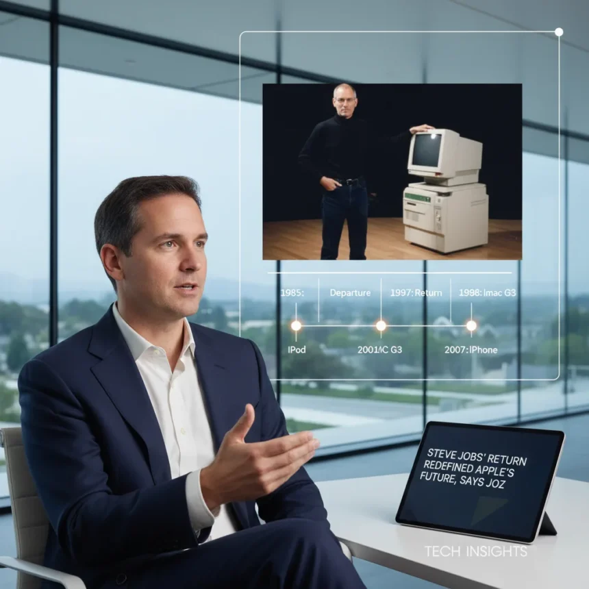 Steve Jobs' Return Redefined Apple's Future, Says Joz