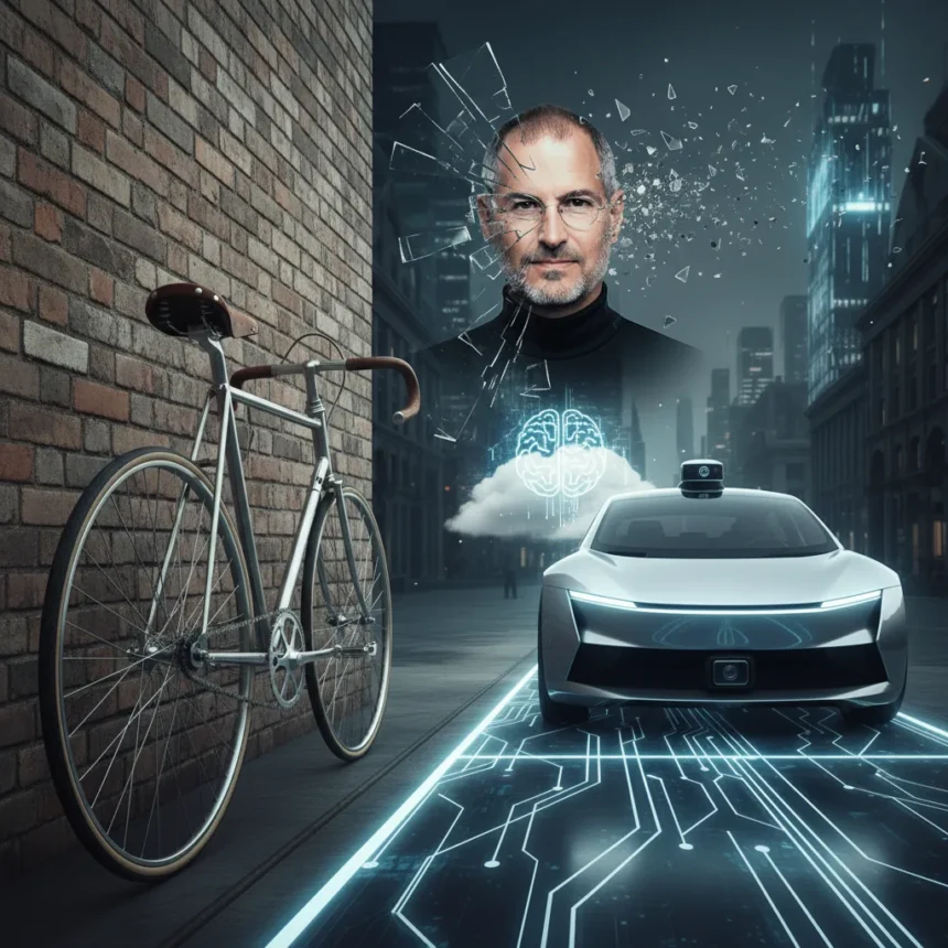 The Steve Jobs era is over: Why PCs are no longer bicycles for the mind — AI-generated illustration