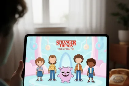Stranger Things: Tales From '85 Betrays Fans With Toothless Animation — AI-generated illustration