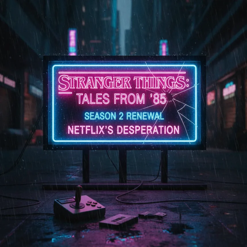 Stranger Things: Tales From 85 Season 2 Renewal Signals Netflix's Desperation — AI-generated illustration