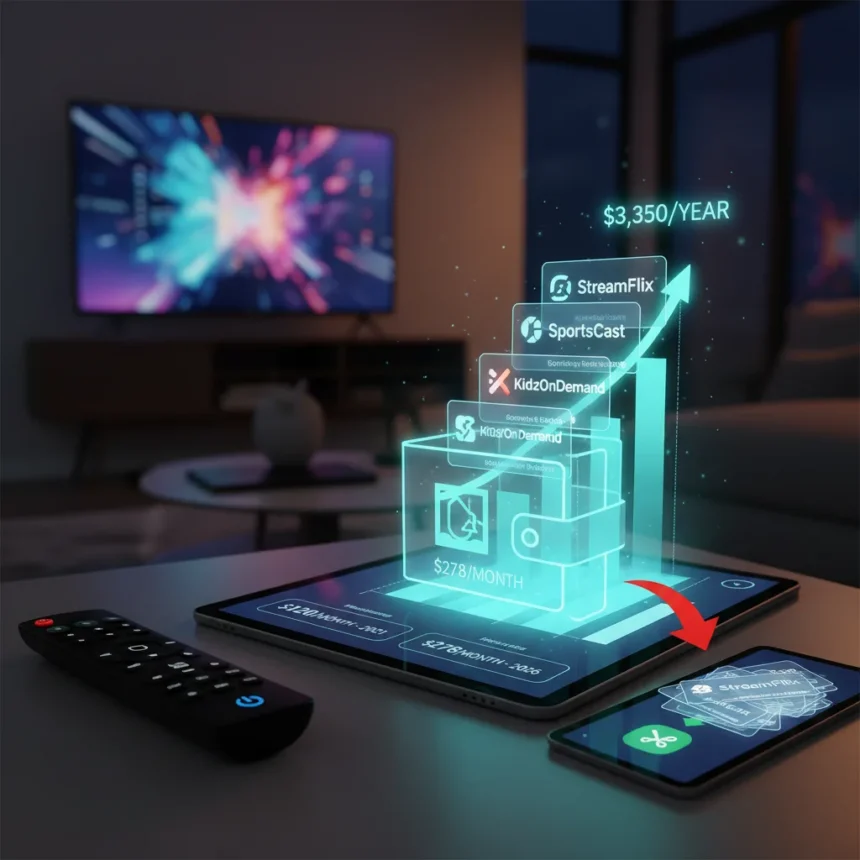Streaming costs hit $278/month in 2026—here's how to cut your bill