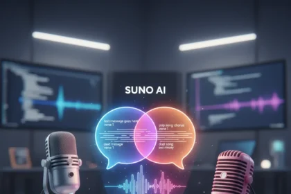 Suno AI Music Generation: Turn Text Into Pop Duets — AI-generated illustration