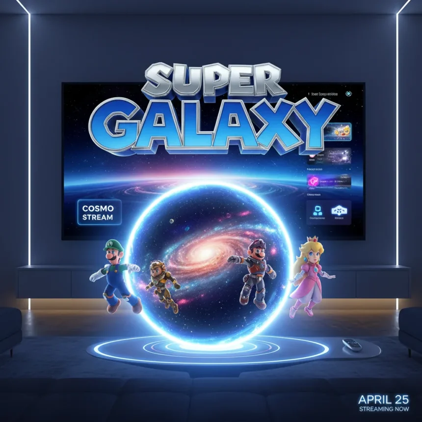 Super Mario Galaxy Movie Hits Streaming Within Days — AI-generated illustration