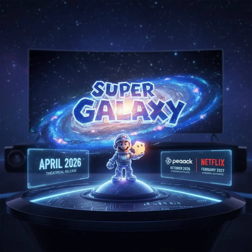 Super Mario Galaxy Movie streaming release date estimate