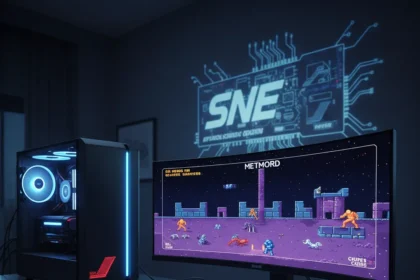 Super ZSNES Rewrites Legendary Emulator With GPU Power and Real Accuracy — AI-generated illustration