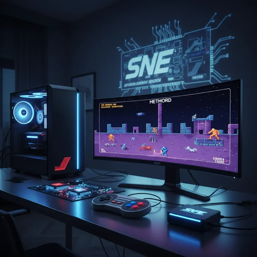 Super ZSNES Rewrites Legendary Emulator With GPU Power and Real Accuracy — AI-generated illustration