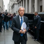 Supermicro co-founder pleads not guilty in Nvidia server smuggling case — AI-generated illustration