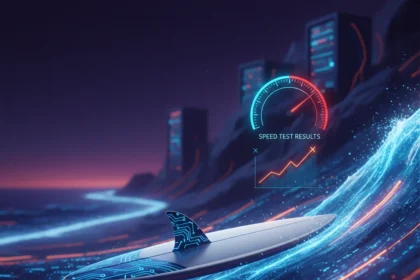 Surfshark's Dausos Protocol Proves Speed Claims After Rocky Launch — AI-generated illustration