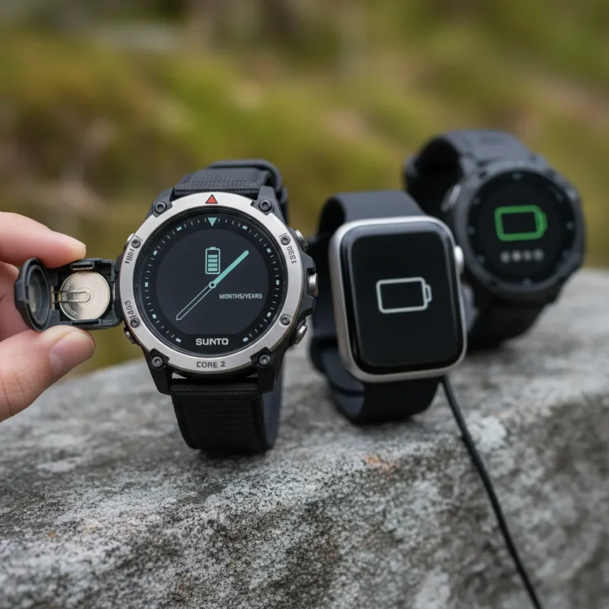 Suunto Core 2 Could End the Smartwatch Battery Wars — AI-generated illustration