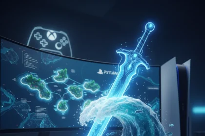 Sword of the Sea Xbox Port In Development, Expanding Beyond PS5 — AI-generated illustration