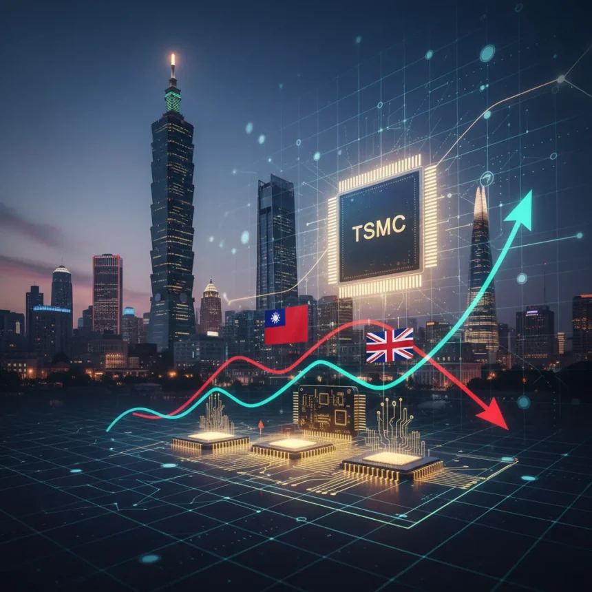 Taiwan's stock market overtakes UK's on AI chip demand surge