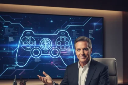 AI fears in gaming are overstated, Take-Two CEO argues — AI-generated illustration
