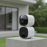 Tapo C545D dual-lens camera redefines compact outdoor security — AI-generated illustration