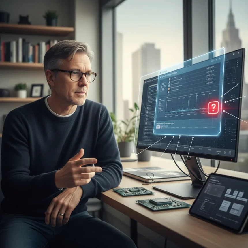 Windows Task Manager creator reveals CPU usage reporting flaw — AI-generated illustration