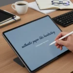 TCL NxtPaper 70 Pro stylus fixes the handwriting problem you didn't know you had — AI-generated illustration