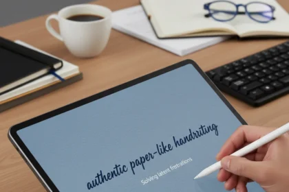 TCL NxtPaper 70 Pro stylus fixes the handwriting problem you didn't know you had — AI-generated illustration
