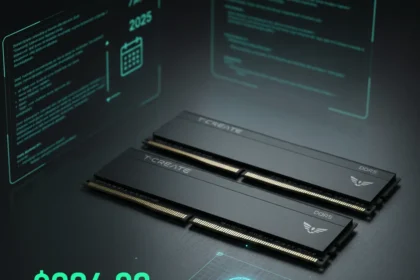 Team T-Create DDR5-6000 32GB hits $284.99—cheapest RAM deal of 2025 — AI-generated illustration
