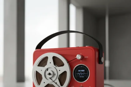 Teenage Engineering OB-4 Redefines Portable Audio With Mechanical Innovation — AI-generated illustration