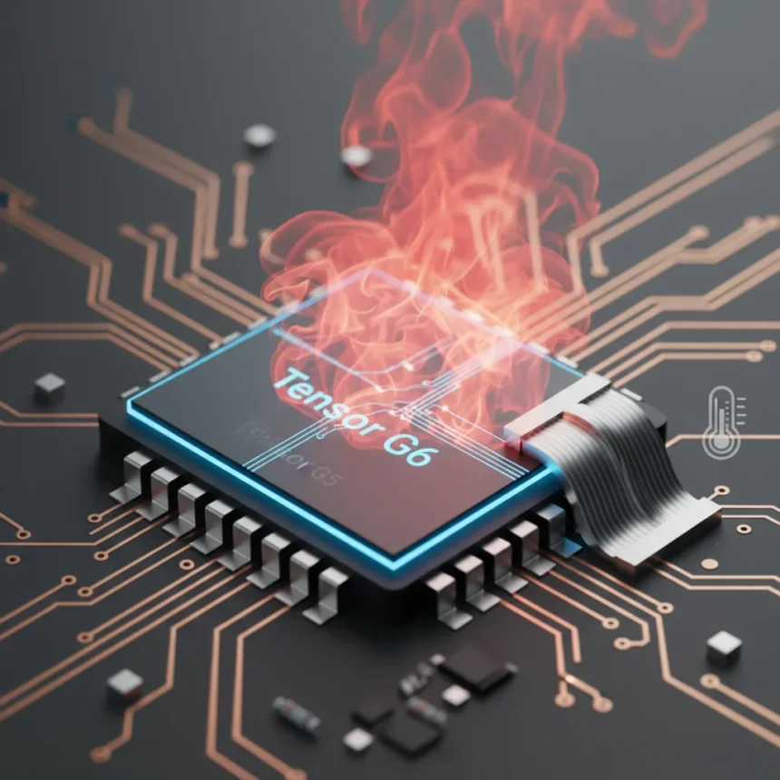 Google Tensor G6 rumors risk repeating Tensor G5's thermal mistakes — AI-generated illustration