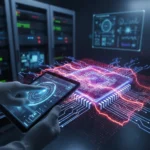 Terahertz radiation imaging poses new CPU data theft risk — AI-generated illustration