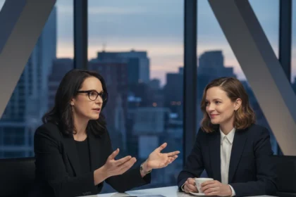 The Testaments creator on convincing Elisabeth Moss to return — AI-generated illustration