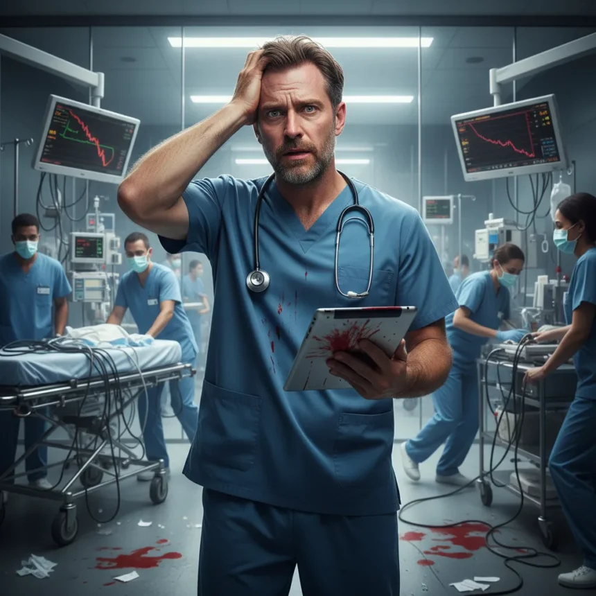 The Pitt season 2 finale promises real surprises as Dr — AI-generated illustration