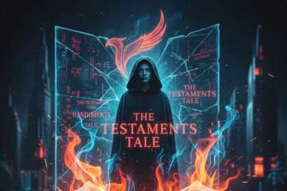 The Testaments Spinoff Proves Handmaid's Tale Still Has Fire — AI-generated illustration