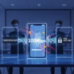 Three's speed caps frustrate customers seeking full mobile performance — AI-generated illustration