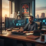 Tim Cain's final game: Fallout creator on one last project — AI-generated illustration