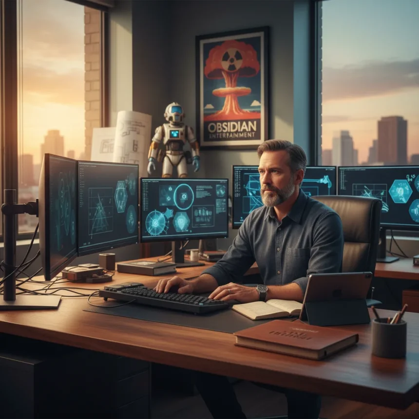 Tim Cain's final game: Fallout creator on one last project — AI-generated illustration