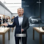 Tim Cook's Apple Legacy: Hits Like AirPods, Misses Like the Car — AI-generated illustration