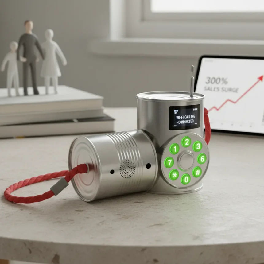 Tin Can screen-free phone for kids is the viral hit parents actually want — AI-generated illustration