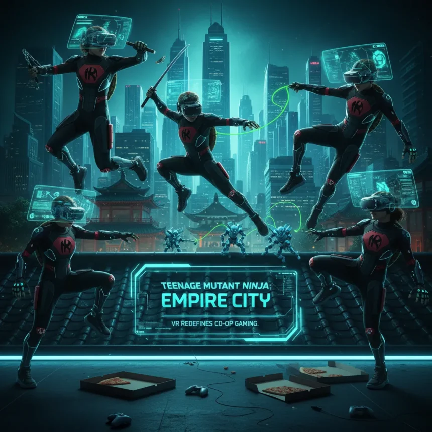 Teenage Mutant Ninja Turtles: Empire City VR Redefines Co-op Gaming — AI-generated illustration
