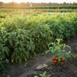 Tomato planting spacing: the crowding mistake killing harvests — AI-generated illustration