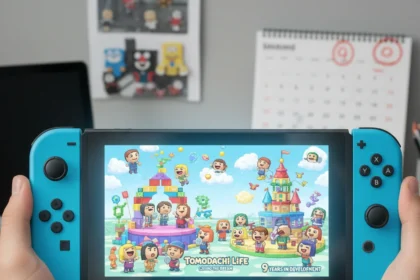 Tomodachi Life: Living the Dream Builds Nine Years Into One Switch Game — AI-generated illustration