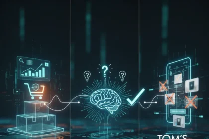 Tom's Guide redesign targets smarter shopping and expert clarity — AI-generated illustration