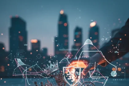 Traditional branding systems are dead — AI-generated illustration