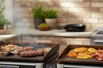 Traeger Irontop griddles deliver restaurant-quality searing at half the cost — AI-generated illustration