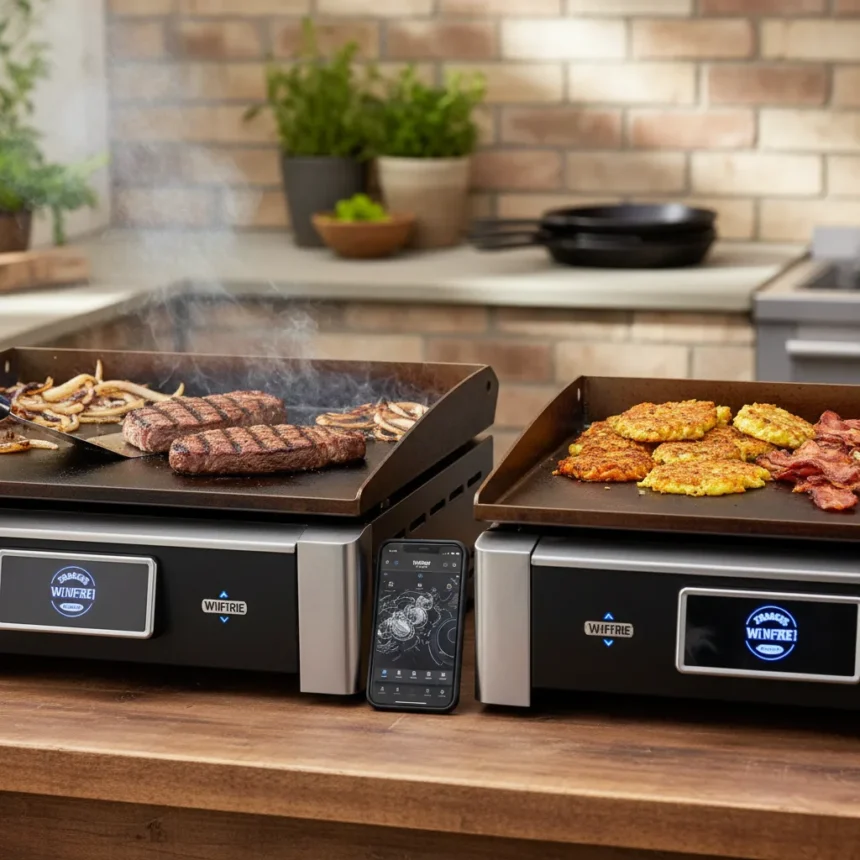 Traeger Irontop griddles deliver restaurant-quality searing at half the cost — AI-generated illustration